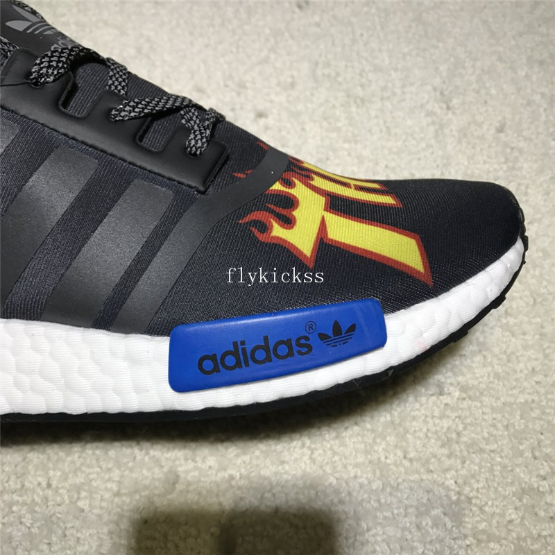 Thrasher X Adidas NMD Black Real Boost
